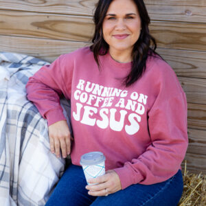 Running On Coffee & Jesus Sweatshirt