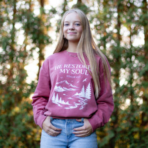 He Restores My Soul Sweatshirt