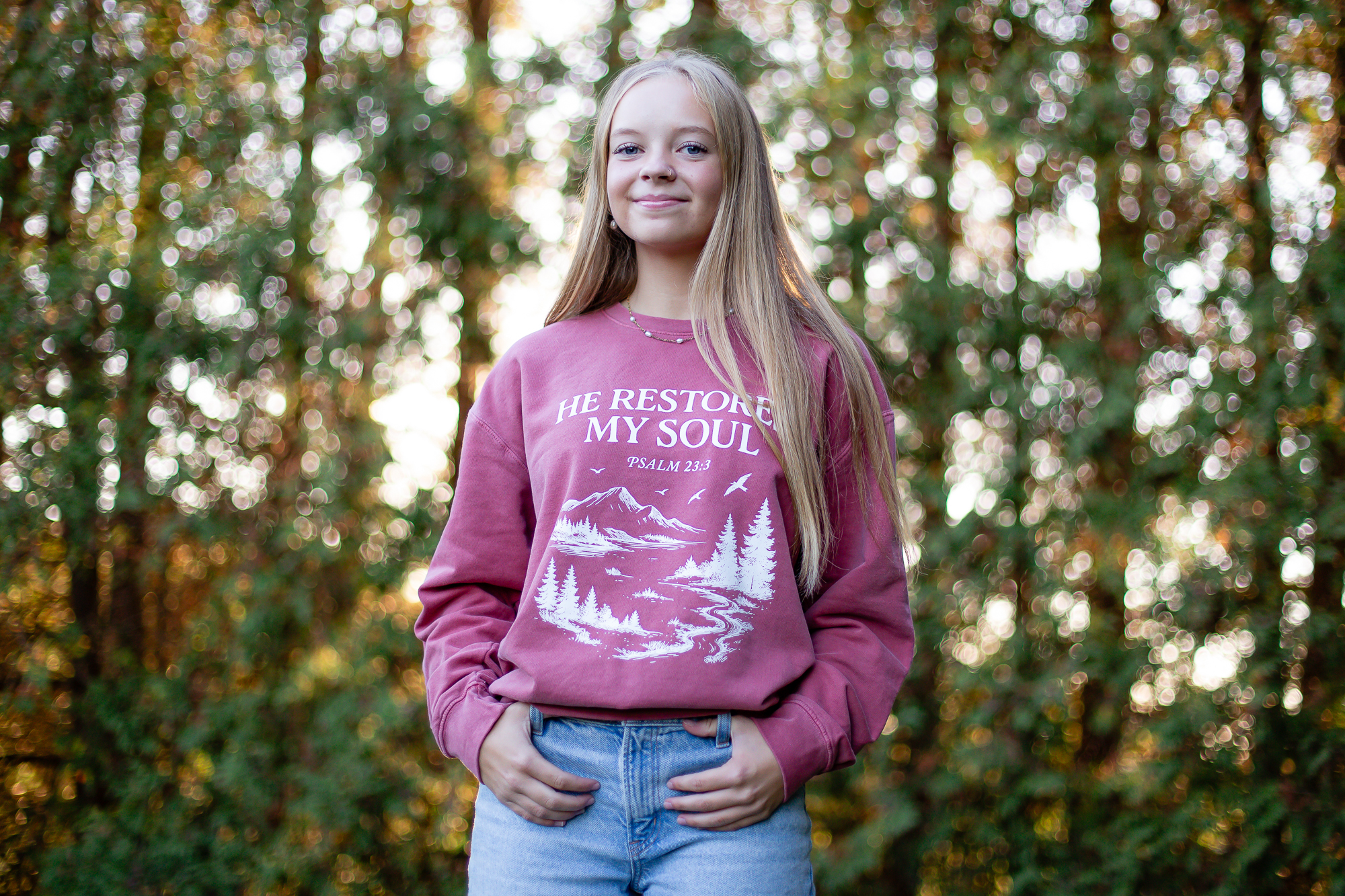 He Restores My Soul Sweatshirt