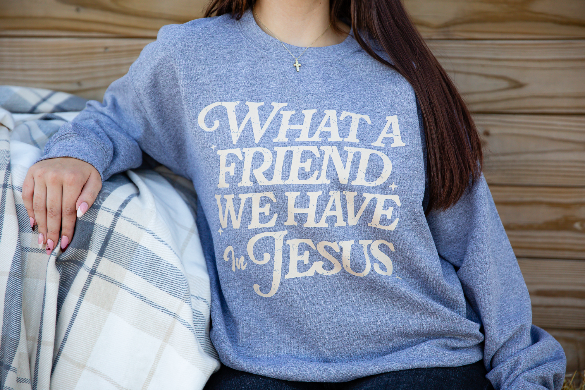 What A Friend We Have in Jesus Sweatshirt - Image 3