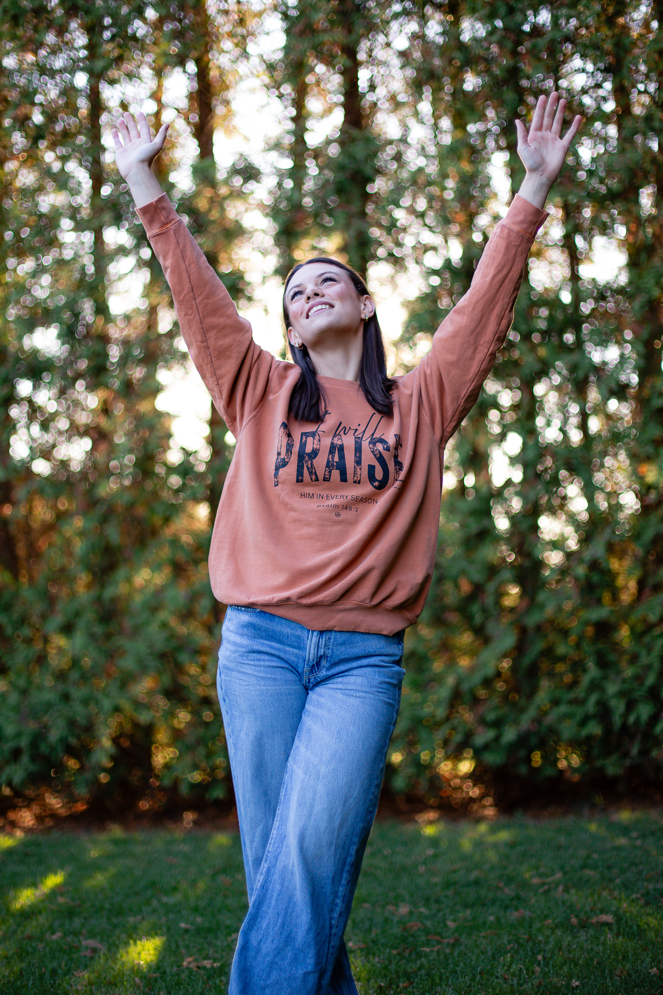 I Will Praise Him in Every Season Sweatshirt