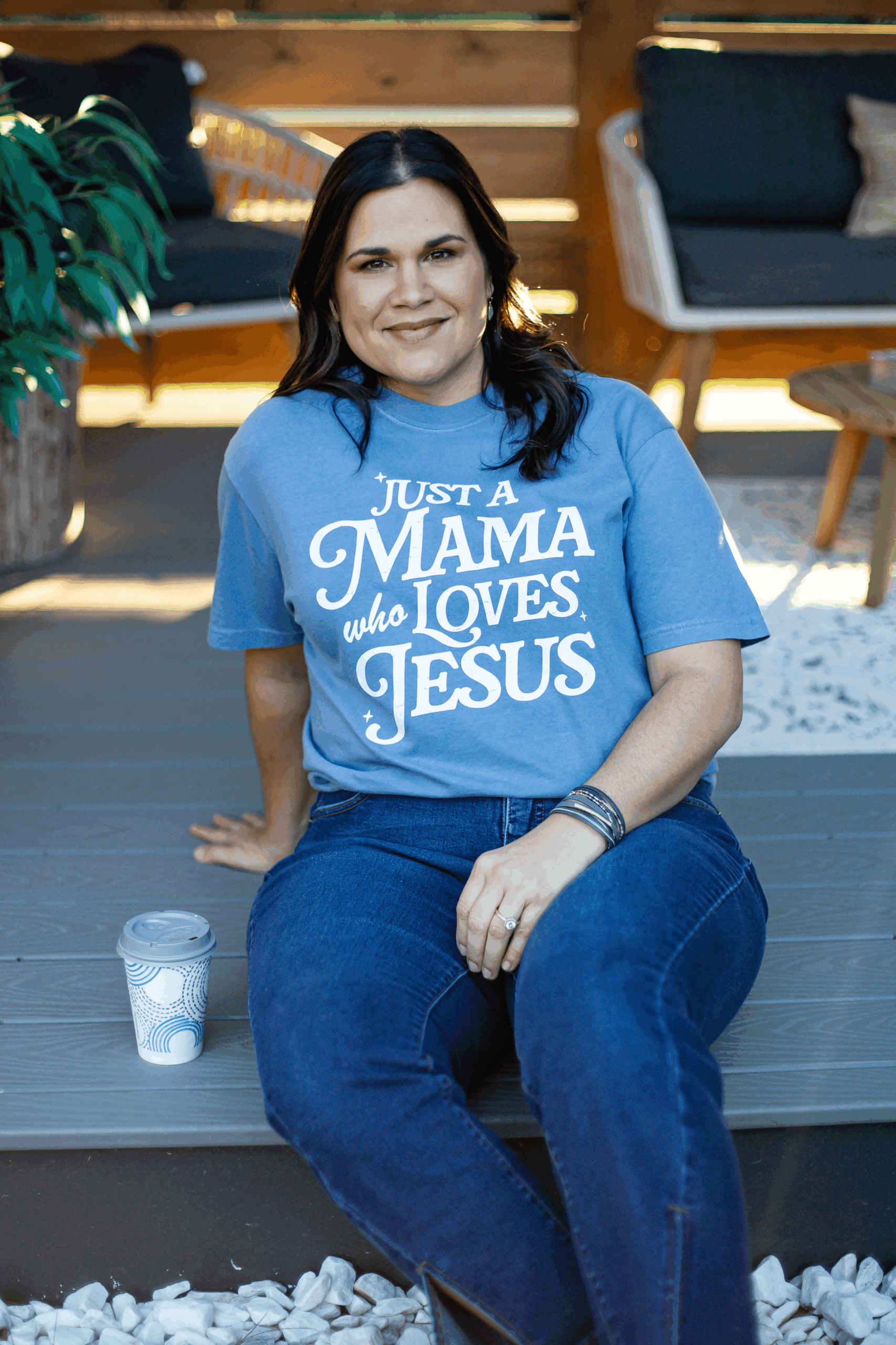 Mama Loves Jesus Tee