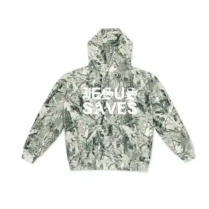 Jesus Saves Camo Hoodie