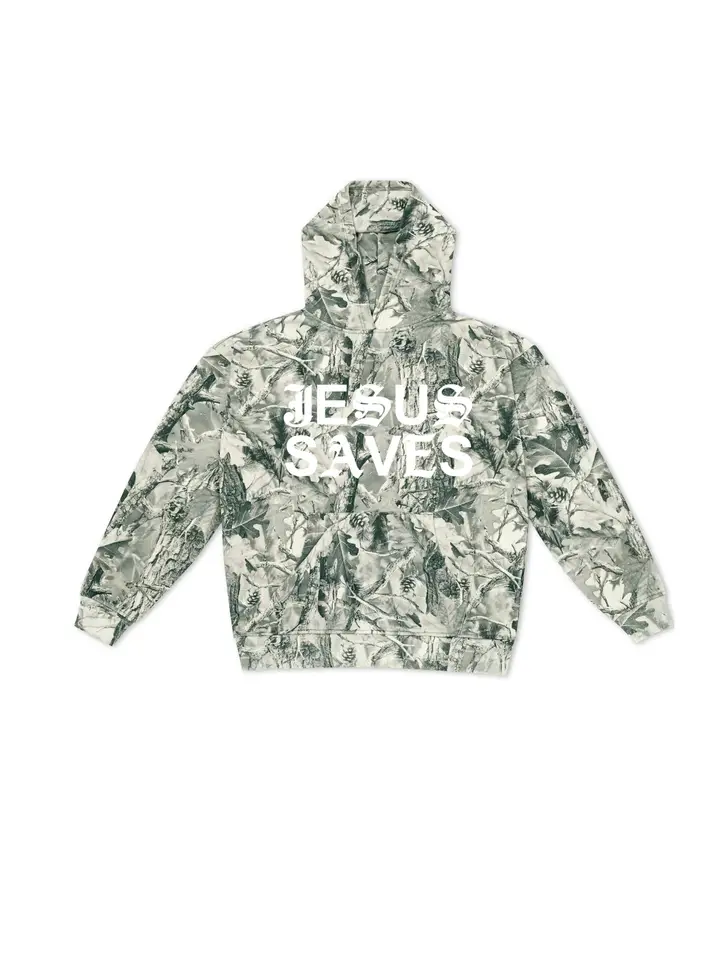 Jesus Saves Camo Shirt