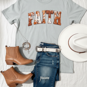 Faith Cowhide Tee
