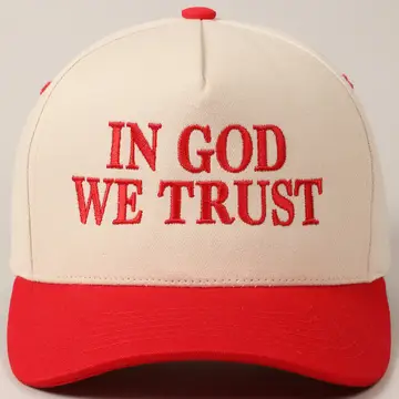 In God We Trust Cap
