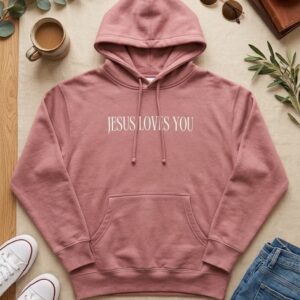 Jesus Loves Pullover Hoodie